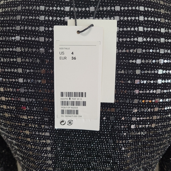 H&M BRAND NEW SPARKLE DRESS SIZE 4 - Picture 8 of 9